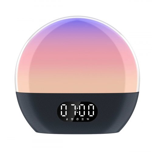 WiiM Wake-Up Light All-In-One Alarm Clock, Reading Light, and sound Machine