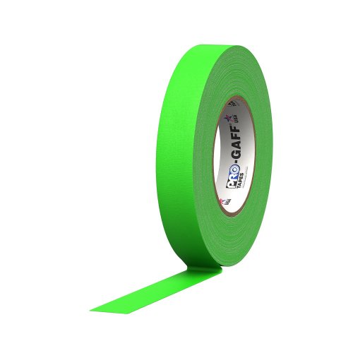 Pro Gaff 1in Cloth Gaffers Tape - Fluorescent Green