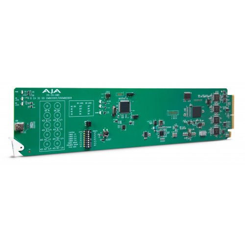AJA openGear 3G-SDI 8-Channel 24-bit AES Embedder/Disembedder
