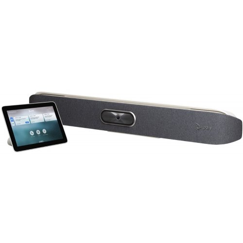 Poly Studio X50 All-In-One Video Bar for Medium Rooms w/TC8 Touch Screen Control