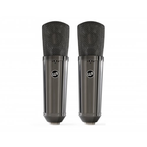 Warm Audio WA-87 R2 TS Condenser Mics - Titanium Stereo Pair