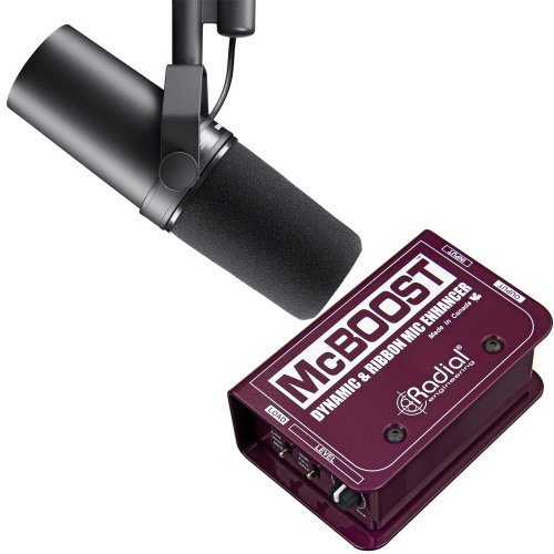 Shure SM7B + Radial McBoost Studio Bundle