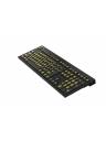 Logickeyboard Large Print Yellow on Black NERO Slimline Keyboard - PC