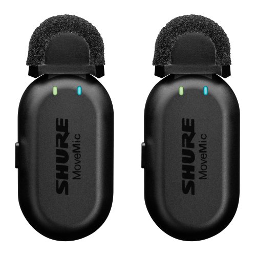 Shure MoveMic Dual-Channel Wireless Lavalier Microphone