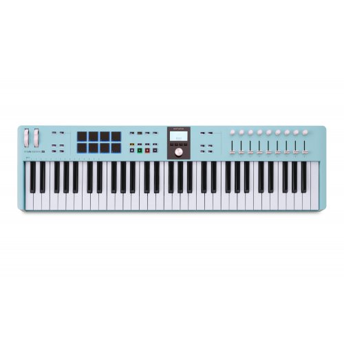 Arturia KeyLab Essential 61 MK3 MIDI Controller - Aquamarine