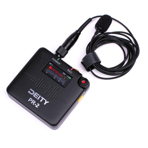 Deity Microphones PR-2 Stereo Pocket Recorder w/ Lavalier Mic