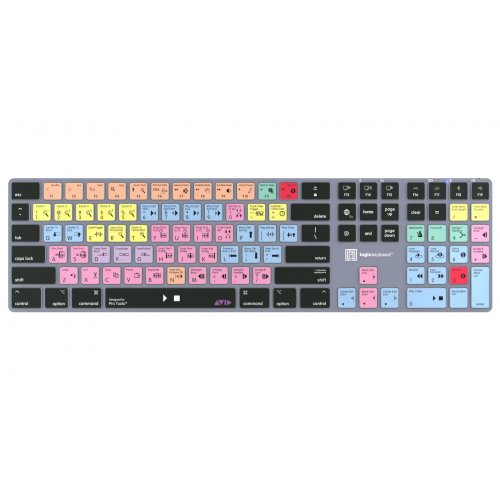 Logickeyboard Pro Tools TITAN Wireless Backlit Keyboard - Mac