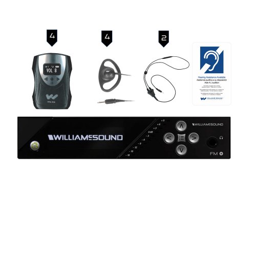 Williams AV FM 558 FM+ System Package (4-User)
