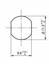 Canare BJ-JR 50 Ohm BNC Bulkhead Connector