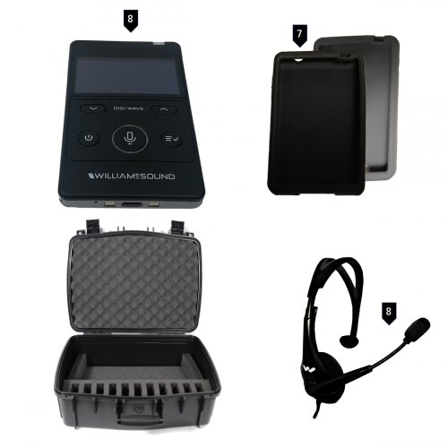 Williams AV DWS COM 8 400 Digi-Wave Wireless Intercom Systems (8 User)