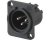 Neutrik NC3MPP 3-Pin XLR Male D-Type Connector - Plastic