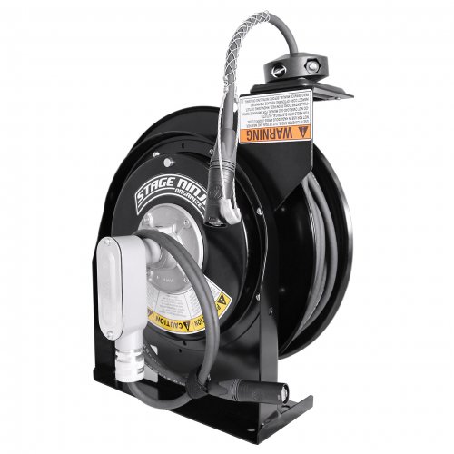 Stage Ninja 50 Foot Retractable CAT6 Shielded Ethernet Cable Reel