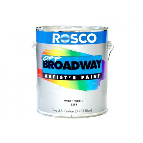 Rosco Off Broadway Scenic Paint (Gallon) - 5350 White