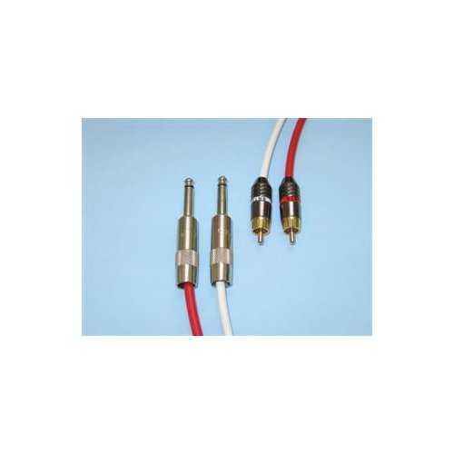 BRTB XCalibur Dual 1/4in to Dual RCA (Black) - 15 Foot