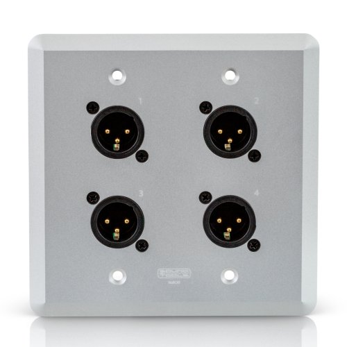 Sound Tools WallCAT Audio Over CAT5 Wall Mount - XLR Male - Stainless