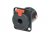 Neutrik NJ3FP6C-B 1/4in TRS Jack D-Type Panel Mount (Black/Gold)