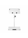 Gravity Universal Laptop Stand w/ Adjustable Pins & Steel Base - White