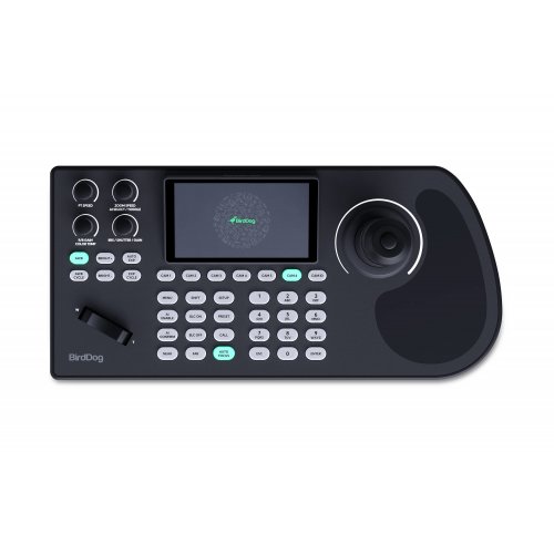 BirdDog PTZ Keyboard Controller with Integrated Screen