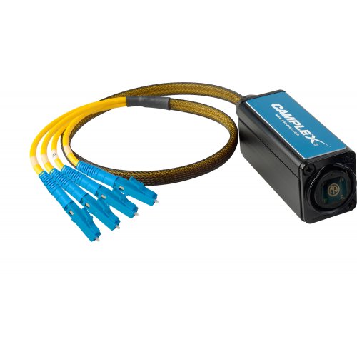 Camplex opticalCON QUAD to Four (4) LC Breakout Adapter - Single Mode