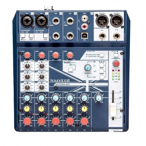 Soundcraft Notepad-8FX 8-Channel Mixer