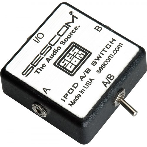 Sescom SES-IPOD-AB iPod Stereo Audio MP3 Player A/B Switch 3.5mm