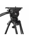 E-Image 2-Stage Aluminum Tripod Kit w/ Dolly (33 lbs Payload)