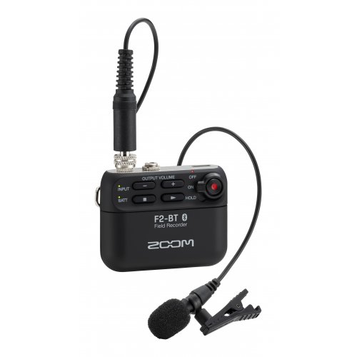 Zoom F2-BT Field Recorder + Lavalier Mic w/ Bluetooth