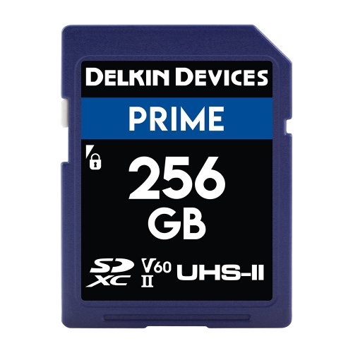 Delkin Devices PRIME UHS-II (U3/V60) SD Memory Cards - 256GB