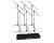 Jam Stands 6-Pack Tripod Mic Stand Bundle