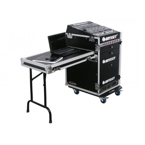 Odyssey Combo Rack 13U Slant / 16U Vertical with Table