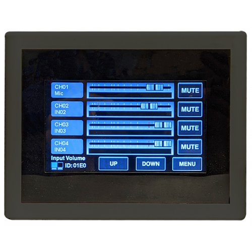 TOA M-800RCT Remote Audio Control Panel w/ Touch Display for M-8080D-AM (Black)