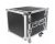 ProX 10U Space Shockproof Amp Rack ATA Flight Case 24 In Depth W-Casters