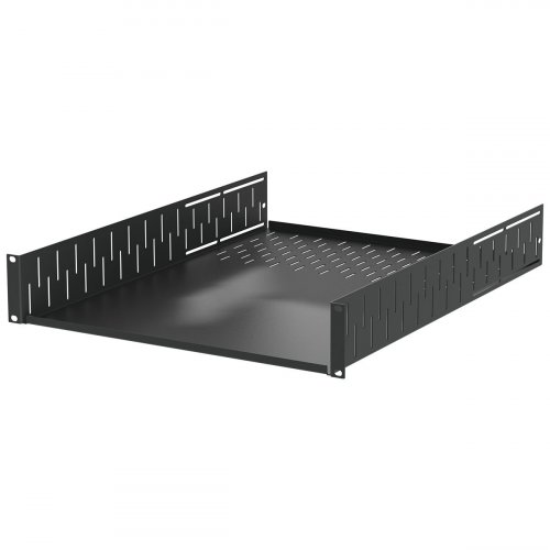 AVShop 2U Black Clamping Rack Shelf - 23 5/8\" Deep