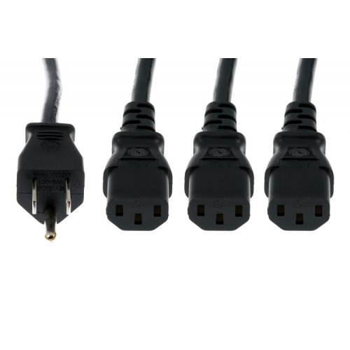 AVShop IEC 3-Way Splitter Cable - 3 Foot