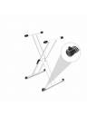 Gravity Stands Keyboard Stand X-Form - Double (White)