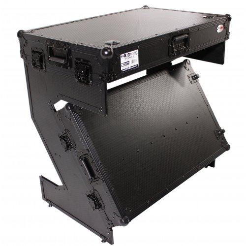 ProX Z-Table Jr Mobile Folding DJ Table (Black Finish)