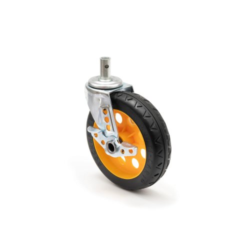 RocknRoller All-Terrain Caster with Brake 8in x 2in (2-Pack)