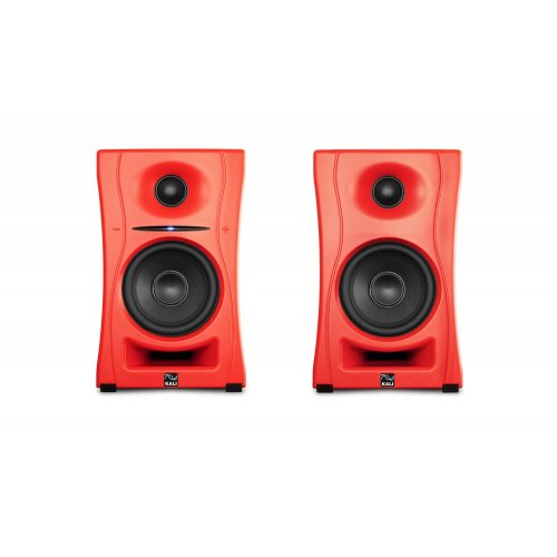 Kali Audio LP-UNF 4in 2-Way Powered Speaker System w/Bluetooth (Pair, Red)