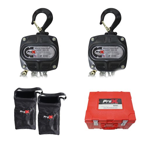 ProX 1 Ton Chain Hoist Fall w/ 30ft Chain (Set of 2)