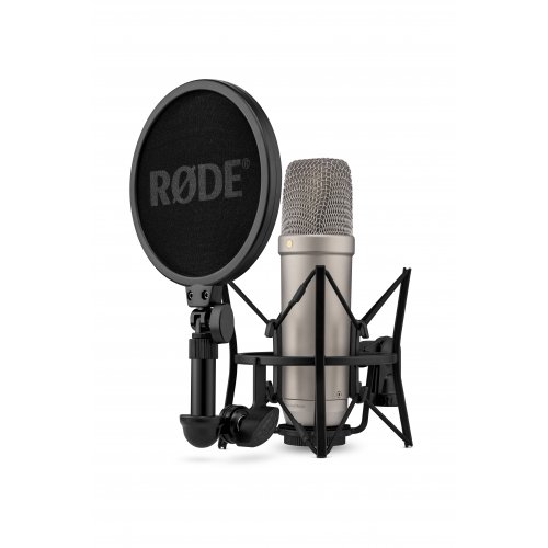 RODE NT1 Large Diaphragm Cardioid Condenser Microphone - Silver