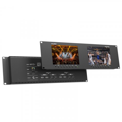 Lilliput RM-7029S Dual 7 inch 3RU Rackmount Monitor w/ 3G-SDI & HDMI 2.0