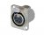 Neutrik NC4FD-LX 4 Pin Female XLR D-Type Mount