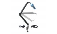 Sontronics Voicecasting Pack w/Podcast Pro Microphone - Blue