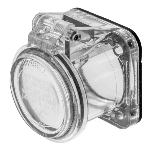 Hubbell Single Pole Weather Protective Covers - Clear