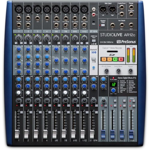 Presonus StudioLive AR12c 12-Channel Mixer / Recorder w/ USB-C