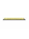 Logickeyboard Large Print Black on Yellow Mini Bluetooth Keyboard - PC