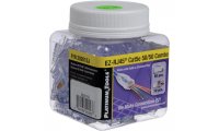Platinum Tools EZ-RJ45 CAT5/5e Connector & Strain Relief (50-Pack)