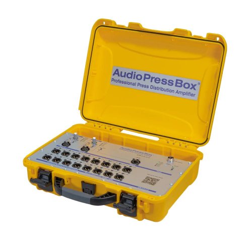 AudioPressBox APB-216 C-D Portable, Active, Dante-Enabled Pressbox