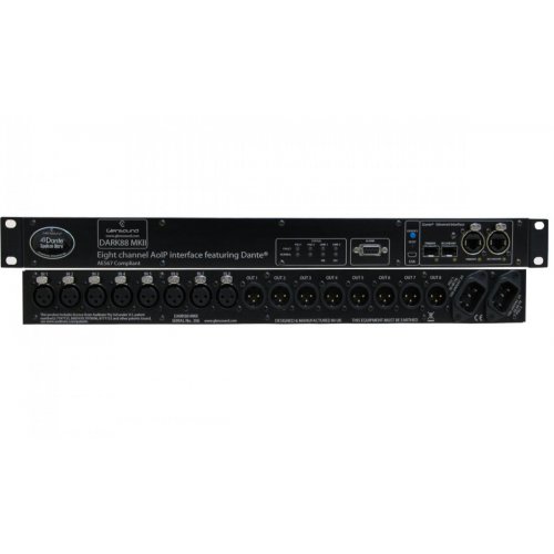 Glensound DARK88 MKII Audio Network 8 Input, 8 Output Break Out Box