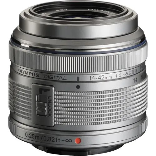 OM System M.ZUIKO 14-42MM F3.5-5.6 II Lens (Silver)